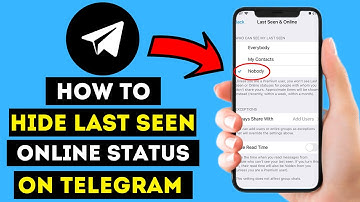 How To Hide Last Seen And Online Status On Telegram in 2024 (Updated)