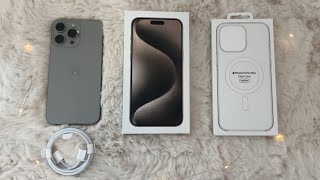 iPhone 15 Pro Max Natural:Распаковка и Обзор