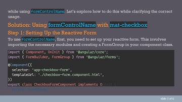 Mastering mat-checkbox with formControlName in Angular Reactive Forms