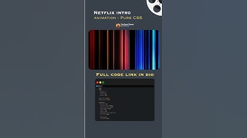 Netflix intro using #css #coding