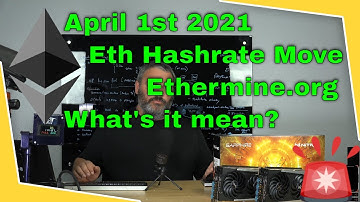 Ethereum Miners on April 1st, what