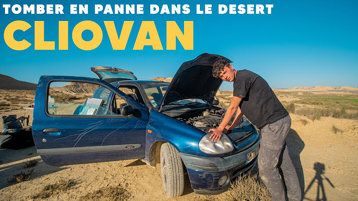 10. La CLIOVAN tombe en PANNE dans le désert des Bardenas...