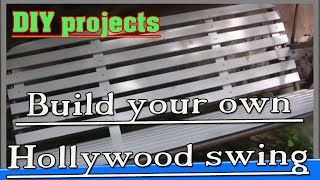 Hollywood swing fabric torn ? Conversion as a garden bench - alternative from diyworker Ingo