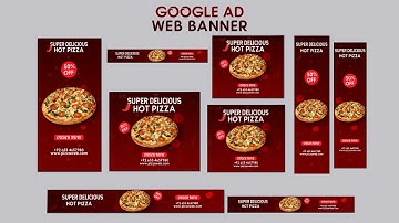 How To Make Modern Web Banner Design – Google Web Design – Web Banner Design Illustrator Tutorial