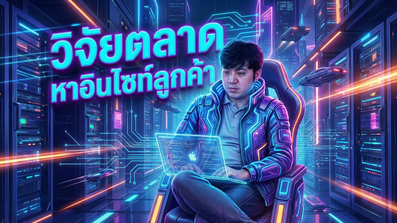 สอน Research ลูกค้า NotebookLM, Deep Research, ChatGPT, Gemini - คอร์ส Super Marketer with AI