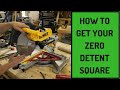 Miter Saw Calibration - Detent Adjustment