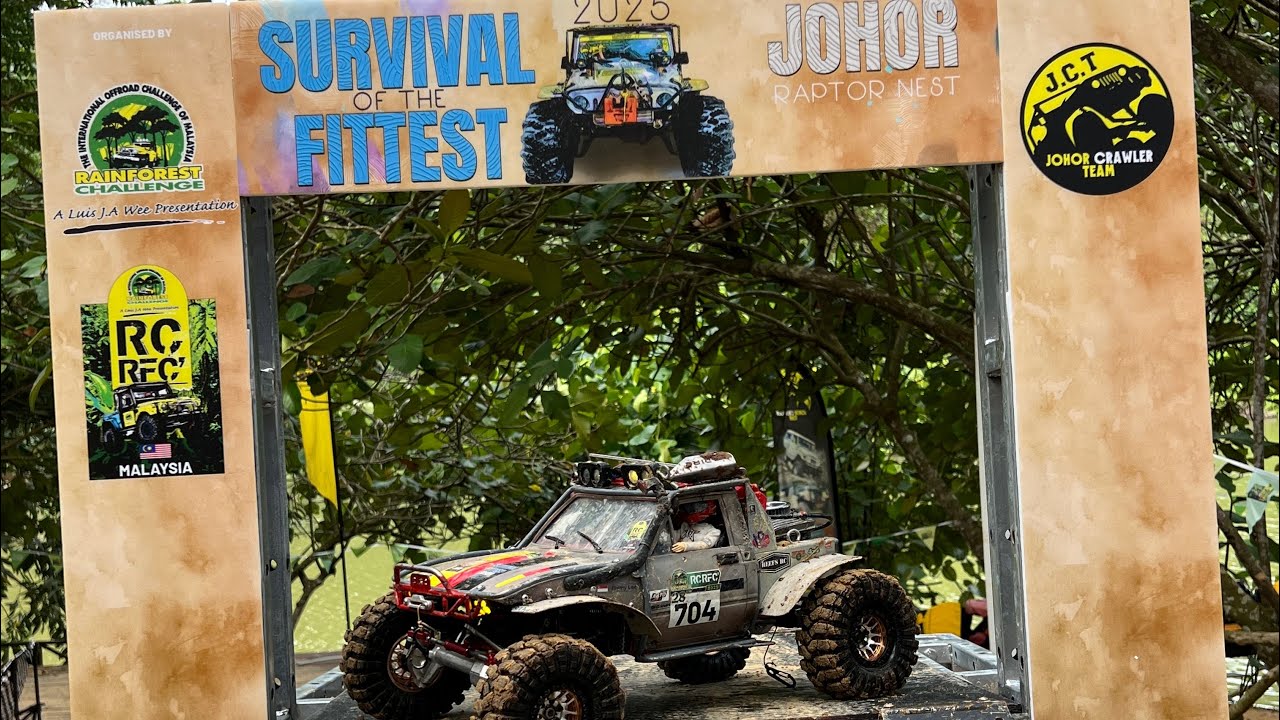 RCRFC Malaysia Competition 2025 @ Sireh Park Raptor Nest 4x4 Offroad RC Crawler Extreme