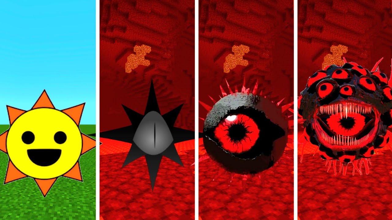 Sprunki Incredibox But All Mr Sun Phases In Minecraft PE