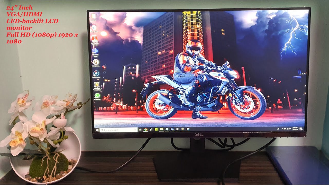 DELL SE2419HR LED Balcklit LCD Monitor Unboxing & Review | DELL