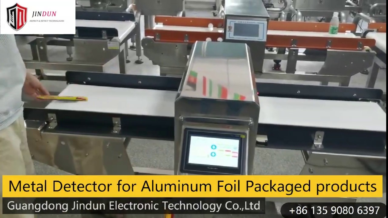 aluminum foil metal detector for packaging YouTube