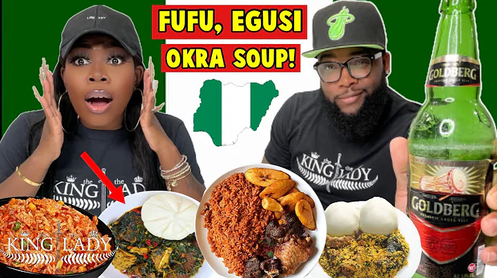AFRICAN AMERICANS rate NIGERIAN FOOD | Nigerian FuFu, Egusi Stew, Okra Soup & More