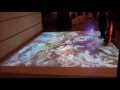 Interactive floor, wall, augmented reality, virtual graffiti, human joystick company Interactstyle