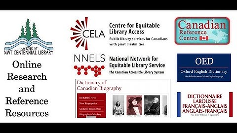 Research and Reference Resources Tutorial