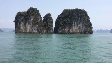 Hình ảnh trên tàu cao tốc từ đảo Cô Tô về cảng Cái Rồng