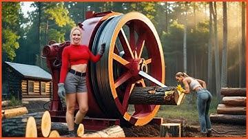 5 BEST Firewood Splitter Machines for Homeowners - Fastest Automatic Firewood Processing Machines