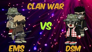 EMS vs DSM (clan war)|ft. volt . black devil | mini militia | v5 screenshot 5