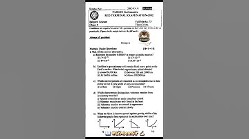 📖 #ErAlamSir ✍️🏻Science Class 9 (mini SEE) Mid Terminal Examination 2082 - PABSON Kathmandu