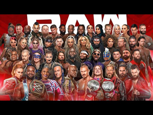 Wwe Raw Roster 21 All Raw Superstars 21 Youtube
