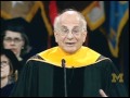 Nobel Laureate Daniel Kahneman at 2010 winter commencement