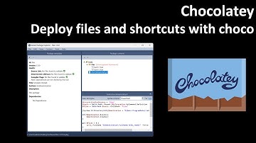 Chocolatey: Deploy files and shortcuts with choco
