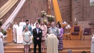 Sacrament of Confirmation for RCIA Candidates at Easter Vigil, April 15, 2017