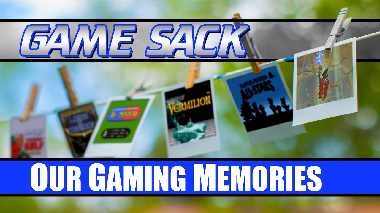 Our Gaming Memories Game Sack YouTube
