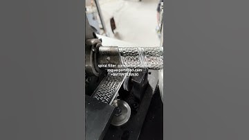 spiral filter  core rolling machinezoguexport@163.com+8617897435530 #filtermakingmachine