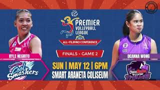 Watched PVL Women's Volleyball full match Final's Creamline vs Choco Mucho at Smart Araneta Coliseum