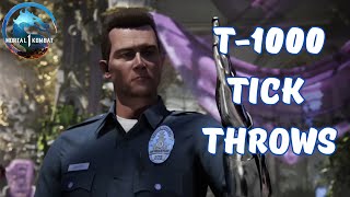 All T-1000 Tick Throws [Mortal Kombat 1] #terminator