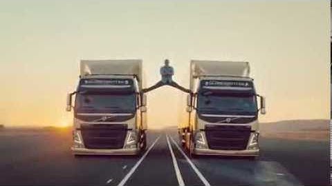 Смертельный трюк Жан Клод Ван Дамма для рекламы Volvo