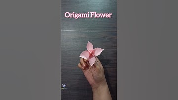 Quick Origami Flower: Paper Petals in Seconds 🌸🌼
