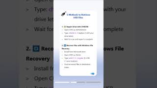 Recover Files from USB via CMD – Free & Beginner-Friendly!#cmd #cmdtricks #usb #filerecovery