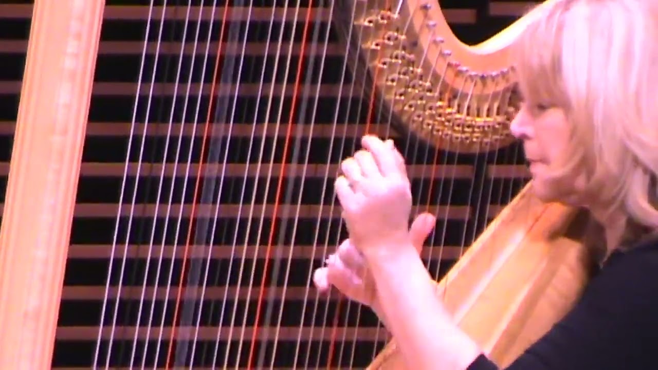 Jazz Harpist Lori Andrews plays Mercy mercy mercy (H) PCC - YouTube