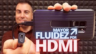 Cómo usar la cámara del MÓVIL por HDMI. Mayor FLUIDEZ y CALIDAD!