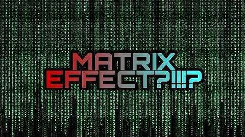 How to do the MATRIX effect in WINDOWS | Nightmare