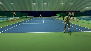 картинка: теннис одиночка || долбим под зад || 3.0 - 3.5 NTRP