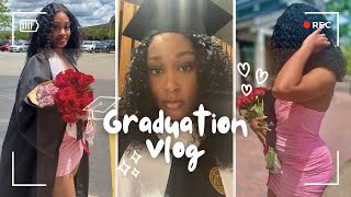 COLLEGE GRADUATION VLOG: grwm, walking, going out w/friends + more!