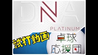 【試打動画】ＤＮＡプラチナＸＨ【卓球応援団】