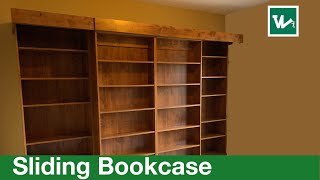 Murphy Bed with Sliding Bookcases