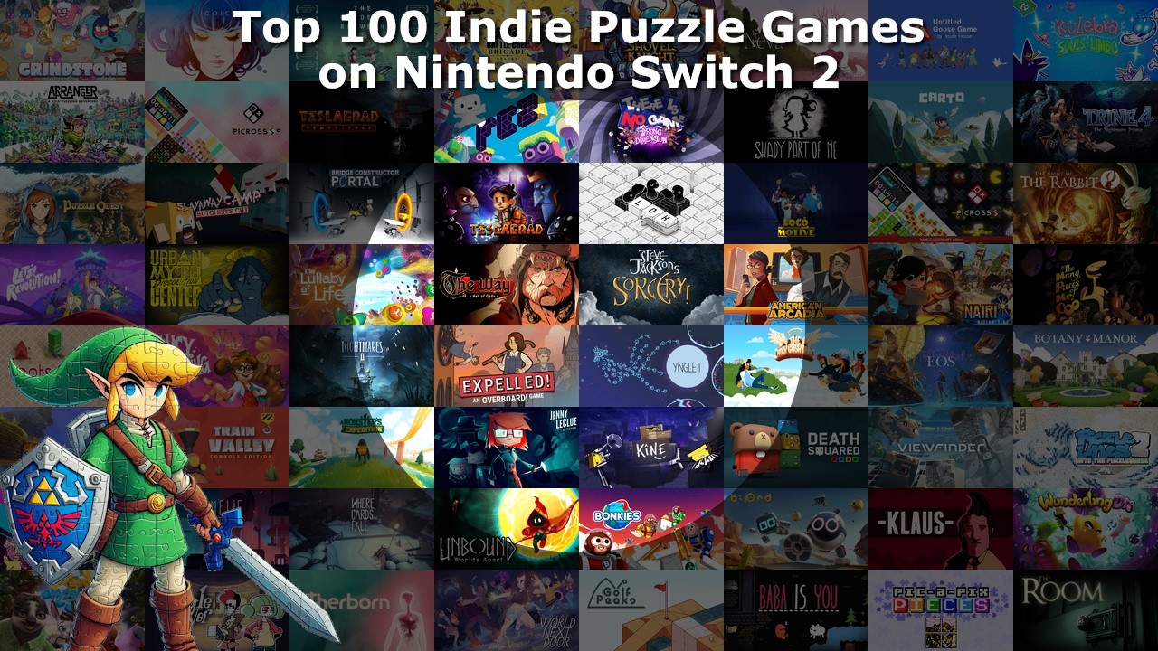 Top 100 Indie Puzzle Games on the Nintendo Switch and Nintendo Switch 2 [3/4/26 Edition]