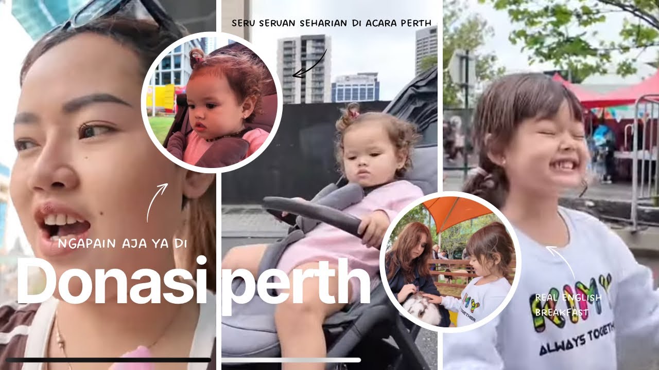  MOMMY KIM DAN BRIELLA SEHARIAN DI ACARA DONASI PERTH GUYSSSS