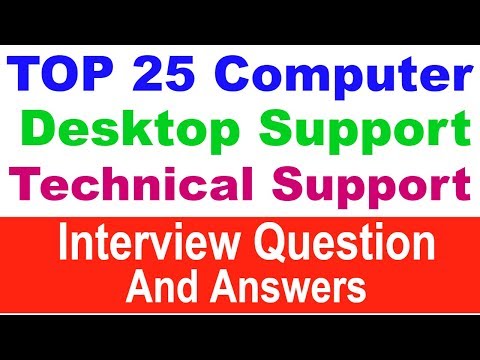 interview questions for desktop support