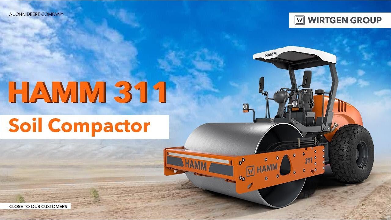 Hamm 311 Soil Compactor Wirtgen Group India YouTube