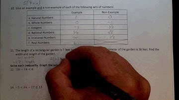 Solution Video - Algebra II/Trig B - Review 1.1-1.6