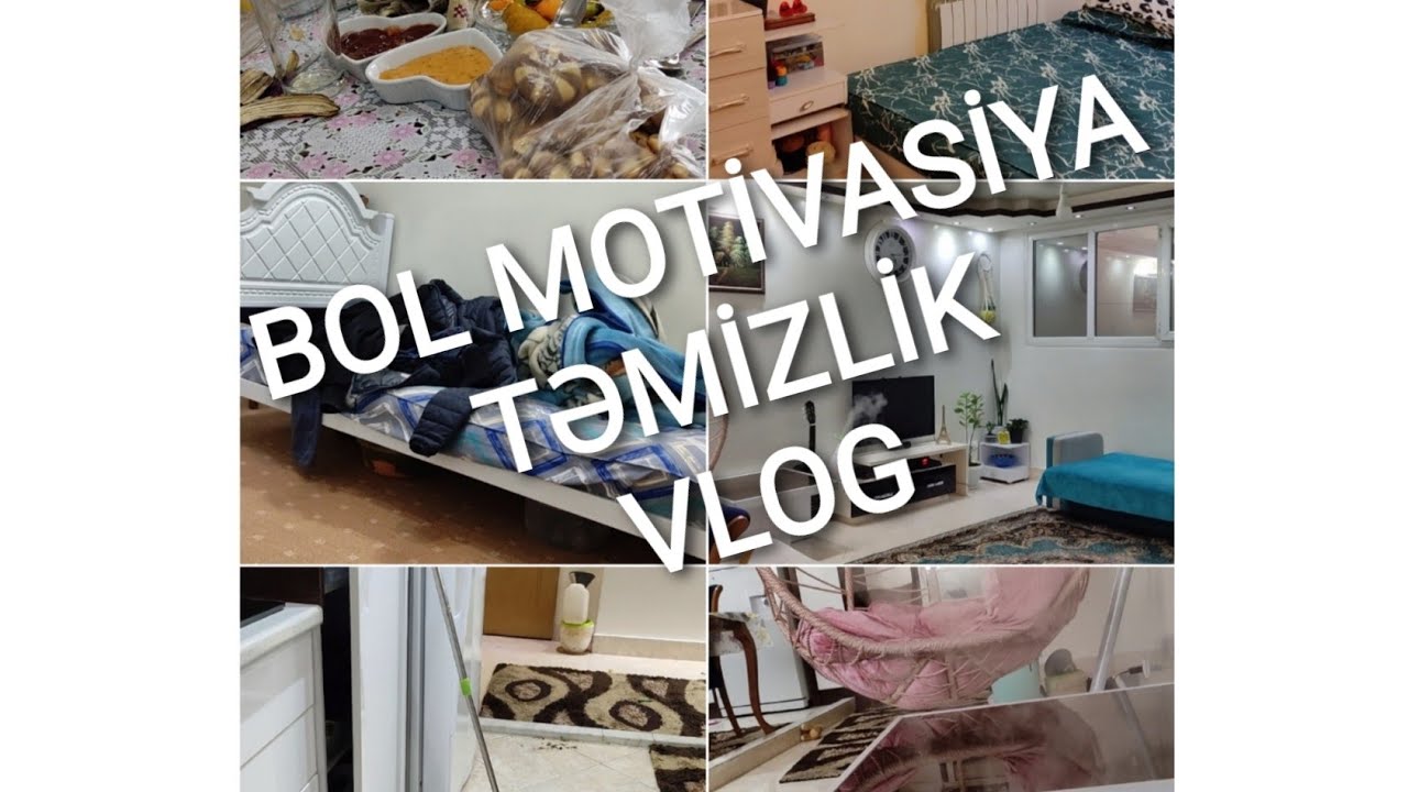 Bol motivasiyalı təmizlik vlogu✨mikrofiber desmal👍yeni aldıqlarım✨uzun vlog(29)