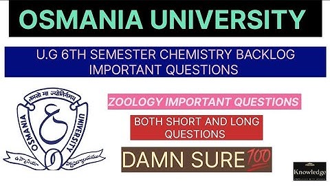 Zoology | Importaant questions | 2025 | Degree 6th semester| Damn sure questions.‎