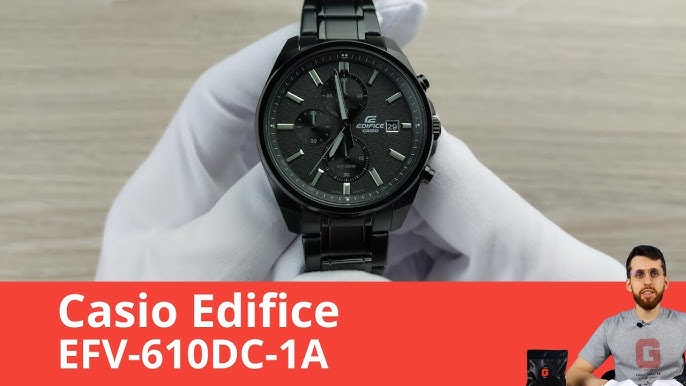 Artikel, um das Leben zu genießen Casio EDIFICE Momentum EFV-560D-1AVUEF SIMPLE - Zegarek.net YouTube CHRONOGRAPH - SPORTY