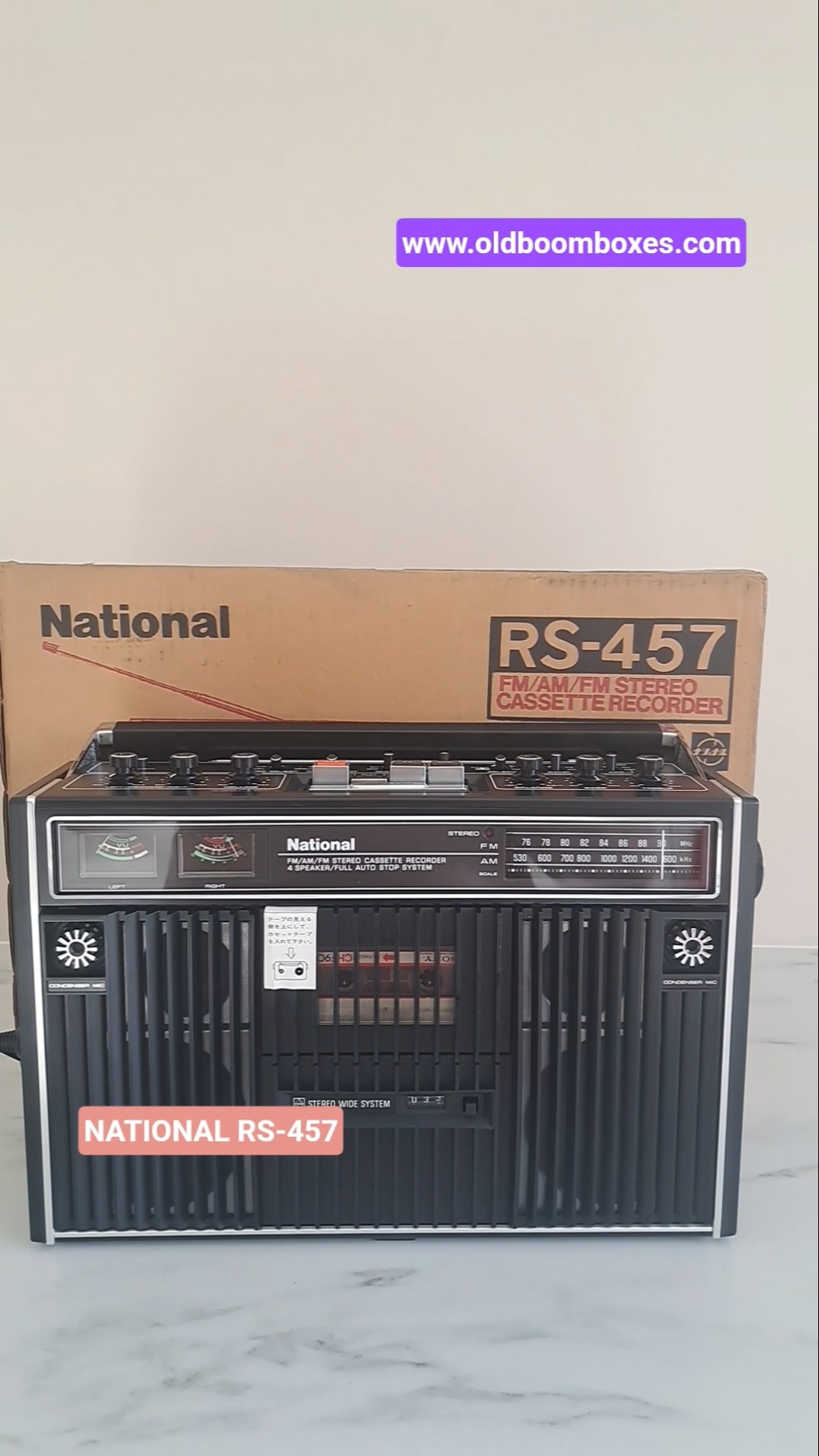 NATIONAL RS-457 Golden 70's #japan #retro #nice #cassette #music