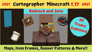 Cartographer Minecraft
Cartographer Minecraft villager! Everything you need to know about this villager with charts showing you exactly what they have to offer. In this how to Minecraft tutorial I go over both the Bedrock edition and Java edition mechanics of the cartographer villager and everything they have. I hope you enjoy this quick and simple video on the cartographer villager and please dont forget to click that like and subscribe button. Subscribing costs nothing but makes it easier to find me again for any of my other tutorials and lets me know that I provide great quality content each and every week. Thank you for watching ^^*
No redstone zombie villager conversion tutorial:
https://youtu.be/vpImu97cQS8
Twitter: https://twitter.com/vegasvic1965
Addstar (A Family Friendly Server): mc.addstar.com.au
Addstar: https://www.addstar.com.au/
Adults Play Network: https://adultscraft.com/
Adults Play Discord: https://discord.adultscraft.com/
Must be 18+ to apply and play on one of our servers but anyone can join our discord ^^* Cartographer Minecraft
