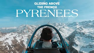 Gliding above the French Pyrenees (4K), March 2024